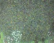Gustav Klimt : Roses under the Trees